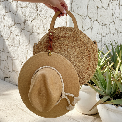 Leather Hat Holder Clip